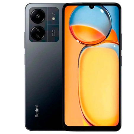 Redmi 13 بذاكرة وصول عشوائي بحجم 8 جيجابايت وتخزين بحجم 128 جيجابايت باللون الأسود منتصف الليل - أداء قوي | تواصل